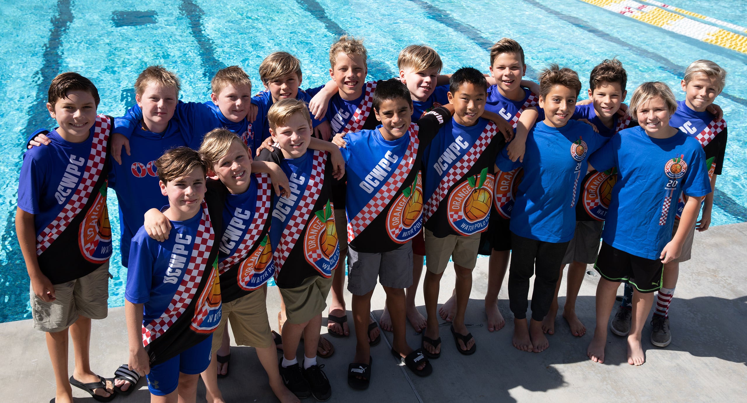12U boys water polo in Orange County
